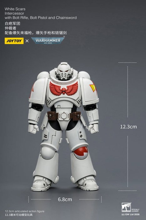 Joy Toy (CN) Warhammer 40,000 figurine White Scars Intercessor 12 cm Joy Toy (CN) Warhammer 40,000 figurine White Scars Intercessor 12 cm