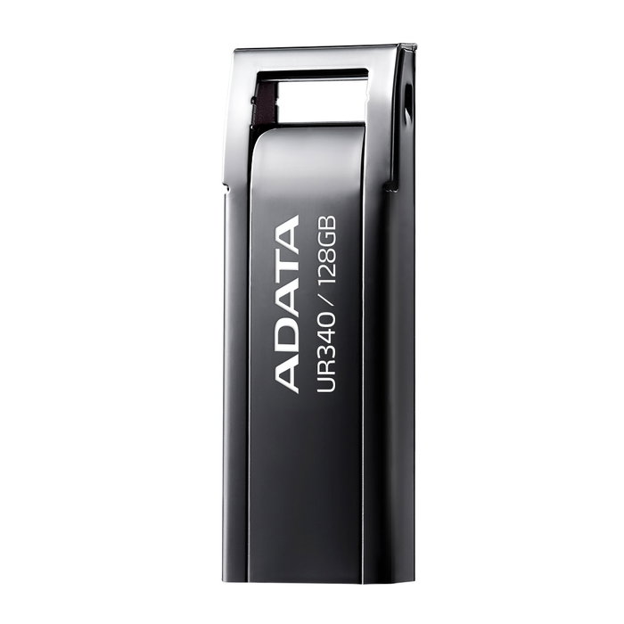 Adata UR340 Clé USB 3.2 128 Go Noir Métal
