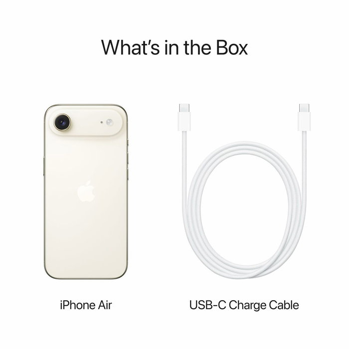 Smartphone Apple Iphone Air 6,5" Hexa Core A19 Pro 12 GB RAM 256 GB Or