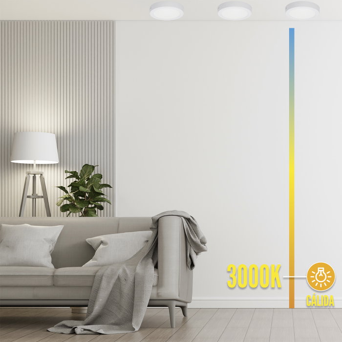 WOLFPACK LINEA PROFESIONAL Downlight de surface LED 20W 1800 lumens 3000K