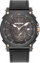 Police PL15728JSB.02 avec boîtier noir et bracelet en cuir gris