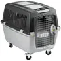 Kerbl Box de transport pour chien Gulliver Mega - 81 x 61 x 60 cm - Sécurisé pour voyages aériens - Gris