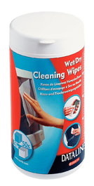 Esselte - Lingettes de nettoyage pour écran, 50 humides et 50 sèches, pour surfaces en verre, métal et équipement de bureau