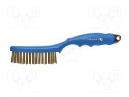 HÖGERT TECHNIK Brosse à fil métallique en laiton, 250 mm