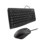 Coolbox Kit Clavier + Souris USB 105 Touches Silencieux Résistant aux Éclaboussures Souris Optique 1600 DPI