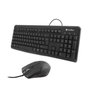 Coolbox Kit Clavier + Souris USB 105 Touches Silencieux Résistant aux Éclaboussures Souris Optique 1600 DPI