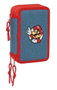 Safta Plumier Triple 37 Pièces pour Crayons - Dimensions : 12,5 x 19,5 x 5,5 cm