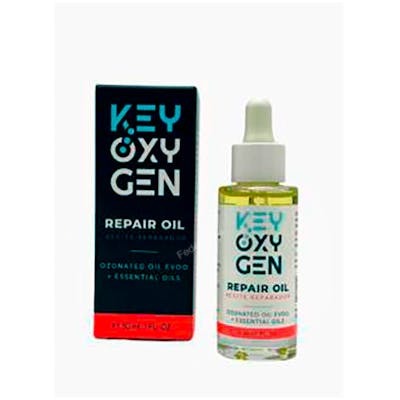 Keybiological Keyoxygen Repair Oil 30 ml - Huile réparatrice et nutritive à l'huile d'olive ozonisée - Pour tous types de peaux - Vegan Keybiological Keyoxygen Repair Oil 30 ml - Huile réparatrice et nutritive à l'huile d'olive ozonisée - Pour tous types de peaux - Vegan
