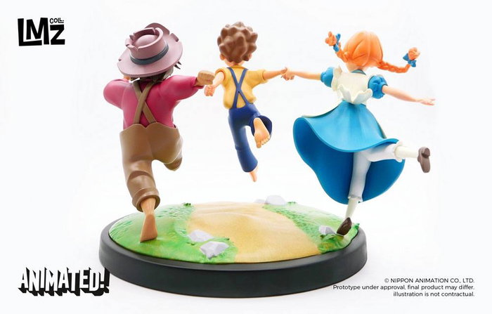 Tom Sawyer statuette Animated! Tom, Huck & Becky 23 cm Tom Sawyer statuette Animated! Tom, Huck & Becky 23 cm
