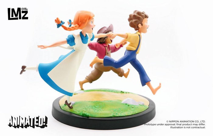 Tom Sawyer statuette Animated! Tom, Huck & Becky 23 cm Tom Sawyer statuette Animated! Tom, Huck & Becky 23 cm