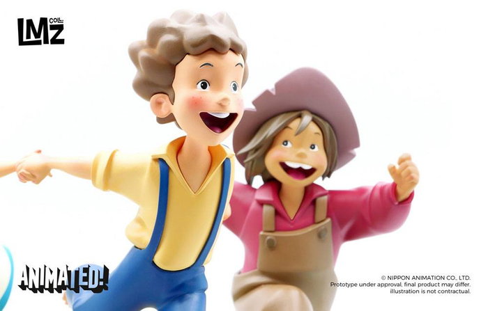 Tom Sawyer statuette Animated! Tom, Huck & Becky 23 cm Tom Sawyer statuette Animated! Tom, Huck & Becky 23 cm