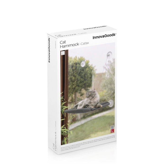 Pack Clip pour Selfies pour Animaux Familiers et Hamac Suspendu pour Chats InnovaGoods