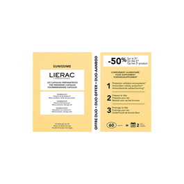 Lierac - Sunissime Set Duo, Enhance & Prolong Tan, Compléments alimentaires pour le bronzage, 60 capsules