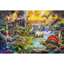 Schmidt Spiele Puzzle Dinosaures 60 pièces avec 12 figurines, 36,1 x 24,3 cm, pour enfants dès 5 ans