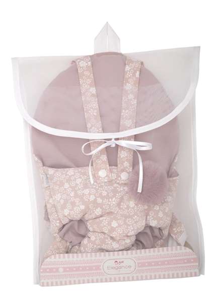 Muñecas Arias - Porte-bébé rose pour poupées de 40 à 45 cm - Accessoire de poupée