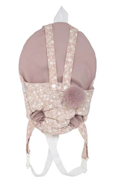 Muñecas Arias - Porte-bébé rose pour poupées de 40 à 45 cm - Accessoire de poupée