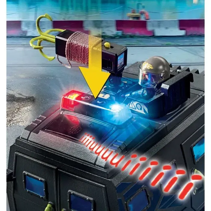 PLAYMOBIL 71144 - Véhicule d'intervention des forces spéciales - City Action Unité d'élite - Jeu de construction 73 pièces avec 2 personnages - Jouet policier à partir de 5 ans