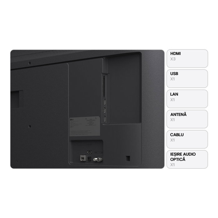 TV intelligente Toshiba 43UA74003LB 43" 4K Ultra HD LED HDR D-LED