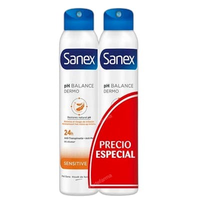 Sanex Dermo Sensitive Duo Spray Déodorant 2 x 200 ml