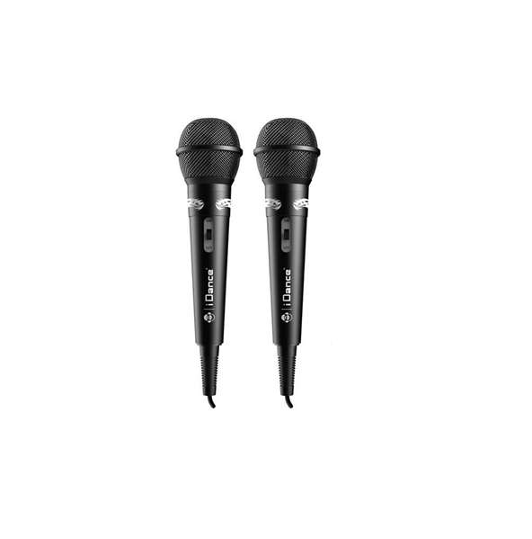 iDance KX200 - Système de karaoké avec 2 microphones sans fil, lumières disco et haut-parleur Bluetooth - Dimensions 35.6x24.2x18.5 cm - Version anglaise iDance KX200 - Système de karaoké avec 2 microphones sans fil, lumières disco et haut-parleur Bluetooth - Dimensions 35.6x24.2x18.5 cm - Version anglaise