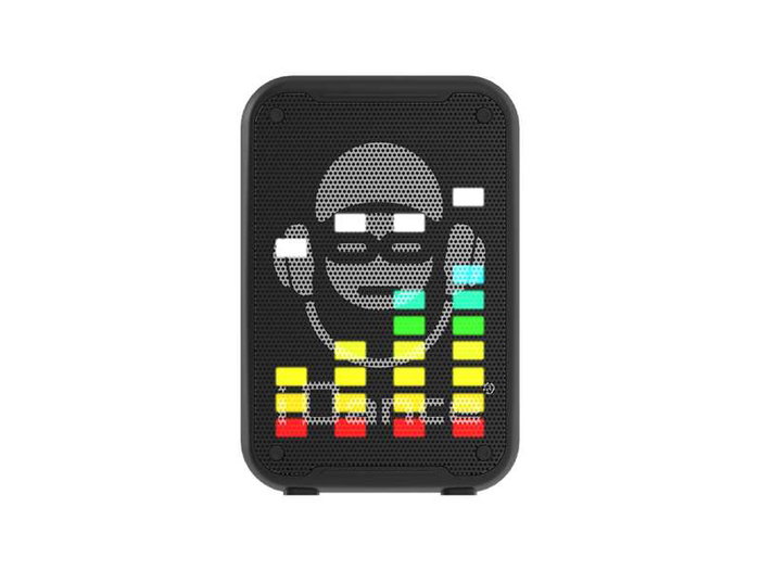iDance KX200 - Système de karaoké avec 2 microphones sans fil, lumières disco et haut-parleur Bluetooth - Dimensions 35.6x24.2x18.5 cm - Version anglaise
