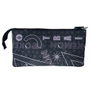 CYP BRANDS Portatout Triple Pokemon - Sac multi-compartiments avec fermetures éclair métal pour cartes, 23 x 12 x 3 cm