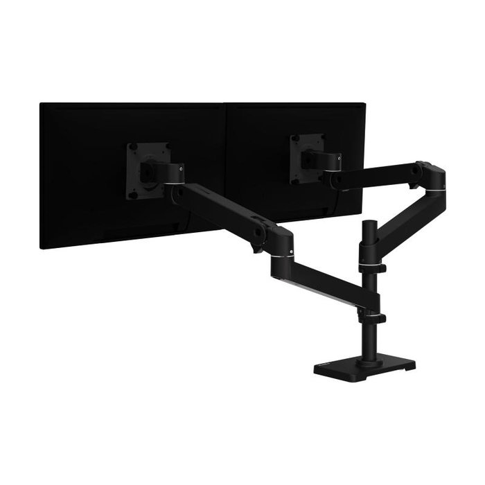 Ergotron - Bras Double Ecran LX Pro Noir pour 2 Moniteurs, Réf. 45-690-292 (45690292)