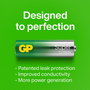 GP Pile Super Alcaline D (LR20) - Lot de 2 - Technologie G-Tech, Longue Durée de Conservation