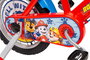 Toimsa Vélo enfant Bicicleta Paw Patrol 14" avec roues stabilisatrices pour enfants de 4 à 6 ans - Rouge
