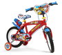 Toimsa Vélo enfant Bicicleta Paw Patrol 14" avec roues stabilisatrices pour enfants de 4 à 6 ans - Rouge