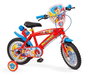 Toimsa Vélo enfant Bicicleta Paw Patrol 14" avec roues stabilisatrices pour enfants de 4 à 6 ans - Rouge