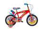Toimsa Vélo enfant Bicicleta Paw Patrol 14" avec roues stabilisatrices pour enfants de 4 à 6 ans - Rouge