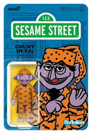 Super7 1, Rue Sésame figurine ReAction Wave 06 Count Von Count (PJs) 10 cm