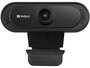 Sandberg USB Webcam 1080P Saver - Caméra Web HD avec Microphone Stéréo pour Réunions en Ligne, Fixation par Pince