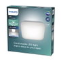 Philips Mauve Plafonnier LED Carré 12W 4000K 1300lm 26x26x6,5cm Blanc Froid Non Variateur IP20