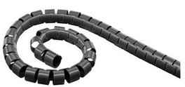 MicroConnect CABLEEATER25B Protecteur de câble 25mm Noir 20m