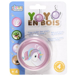Jeux 2 momes Yoyó en bois avec motifs assortis