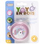 Jeux 2 momes Yoyó en bois avec motifs assortis