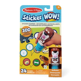 MELISSA&DOUG Sticker WOW! Perros avec tampon Cocoa et cahier d'activités