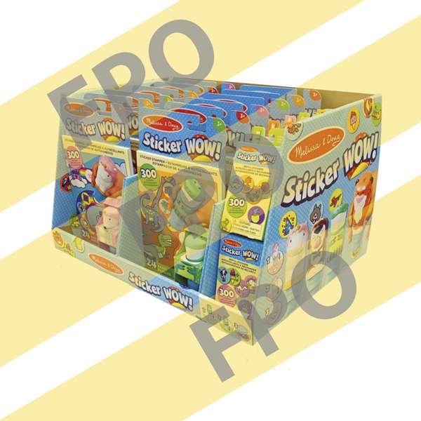 MELISSA&DOUG Sticker WOW! Perros avec tampon Cocoa et cahier d'activités