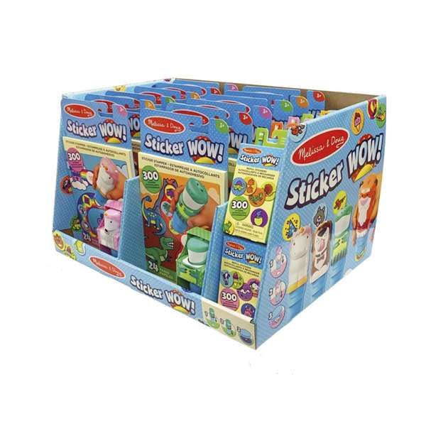 MELISSA&DOUG Sticker WOW! Perros avec tampon Cocoa et cahier d'activités