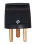 MicroConnect GRUEDBSPS - Fiche électrique EDB mâle, noir, connecteur robuste pour appareils électroniques