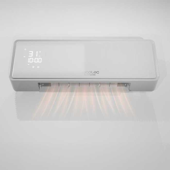 Cecotec Chauffage Céramique Mural Ready Warm 5310 2000W Blanc Télécommande