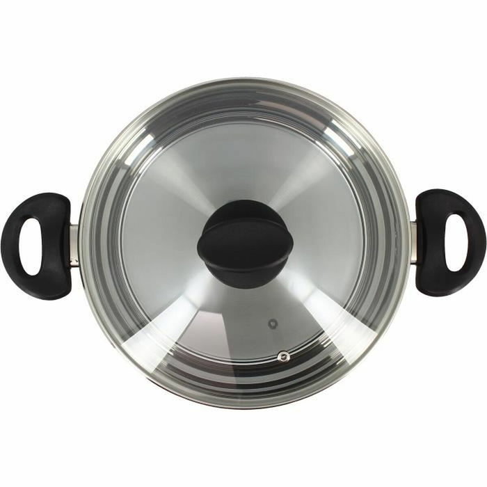 Menastyl Faitout en acier inoxydable 24 cm avec couvercle, 5L