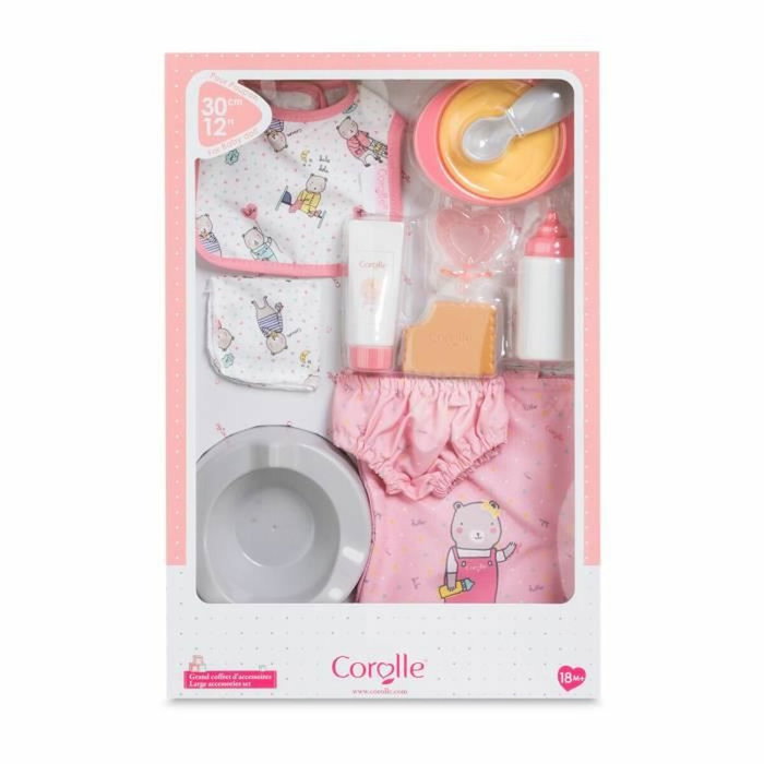 Corolle Grand Coffret d'accessoires pour poupon 30 cm - 11 accessoires