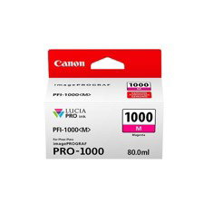 Canon PFI-1000 M Cartouche d'encre magenta original 80 ml pour imagePROGRAF PRO-1000