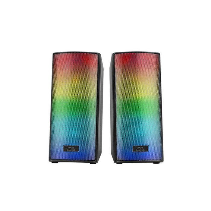 Mars Gaming Enceinte 2.0 Bluetooth MSRGB2 15W RGB Noir Mars Gaming Enceinte 2.0 Bluetooth MSRGB2 15W RGB Noir
