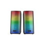 Mars Gaming Enceinte 2.0 Bluetooth MSRGB2 15W RGB Noir