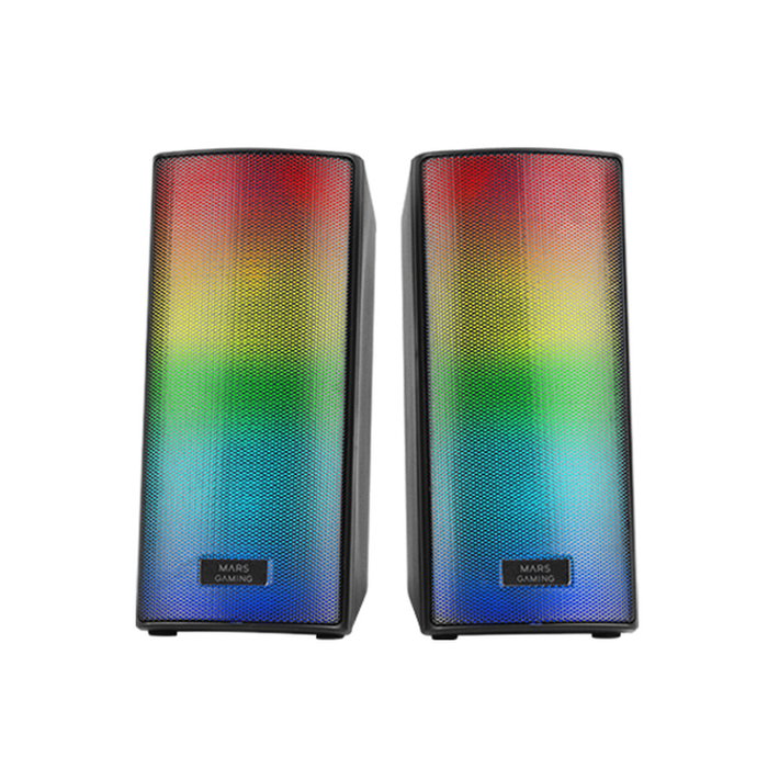 Haut-parleurs de PC Mars Gaming MSRGB2 Noir 4 W