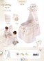 Decuevas Moïse Verona pour poupées jusqu'à 60 cm - Lit bébé jouet en métal, plastique et polyester - Dimensions 37x60x100 cm